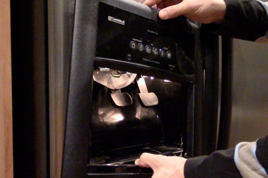 how to repair a refrigerator water dispenser