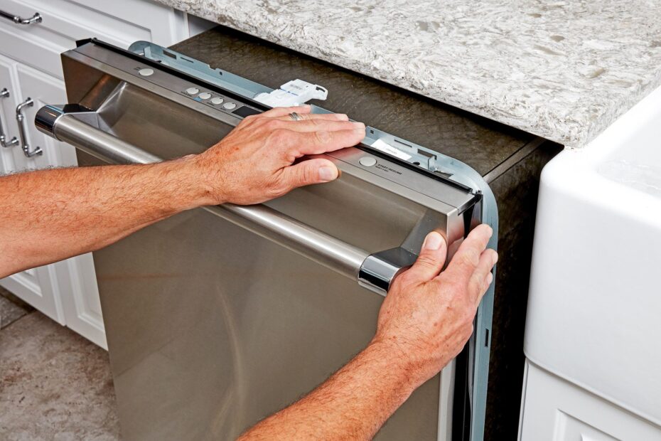 How to adjust bosch dishwasher door tension